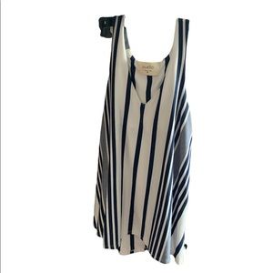 Puella tank top. Size medium. Navy stripe.